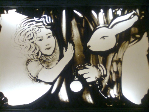 рисунки на песке для детей на кмв