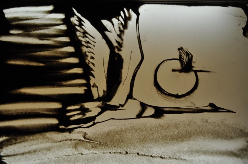 Рисунки на песке для детей