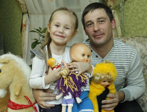 папа и дочь